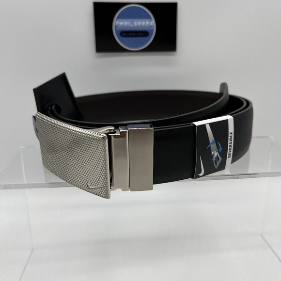 Nike Accessories Nike Mens Reversible Golf Belt Silver Solid Buckle